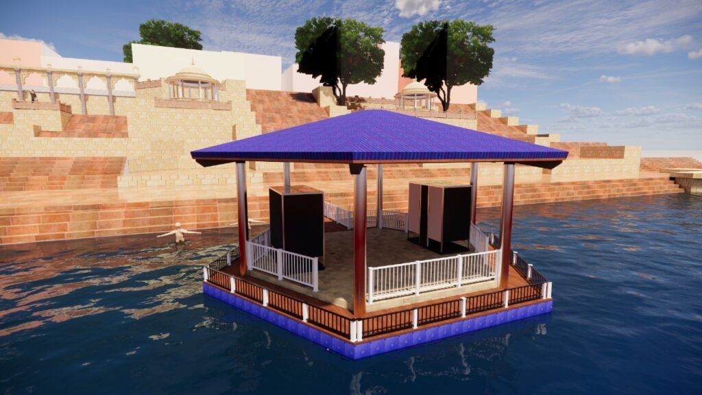 गंगा में हेक्सागोनल आकार की मल्टीपर्पज़ फ्लोटिंग जेटी होगी स्थापित 