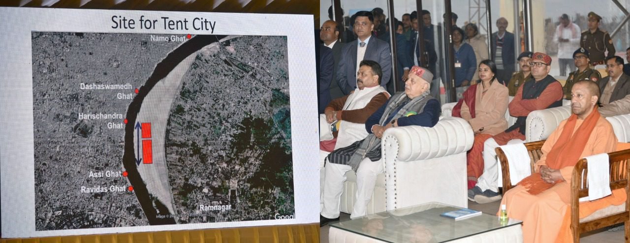 सीएम ने किया टेंट सिटी का निरीक्षण