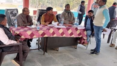 ग्राम चौपाल में बीडीओ ने सुनी समस्याएं, दिये आवश्यक निर्देश