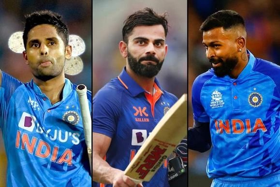 आईसीसी की टी20 टीम में कोहली-सूर्यकुमार-पांड्या