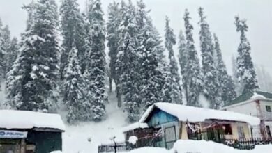 कश्मीर घाटी में बारिश, हिमपात का अनुमान