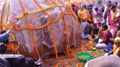 अयोध्या में ट्रस्ट को सौंपी गईं शालिग्राम शिलाएं