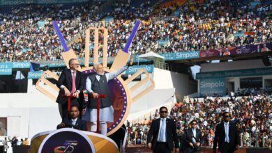 नरेन्द्र मोदी स्टेडियम में मनाया गया भारत-ऑस्ट्रेलिया की 75 साल की दोस्ती का जश्न