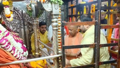 मां विंध्यवासिनी के दरबार में सीएम योगी ने टेका मत्था