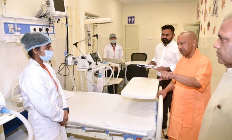 मजबूत स्वास्थ्य सुविधाओं से मृत्यु दर में कमी : सीएम योगी