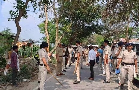 बिरनपुर बनी छावनी, खेत और नहर पर भी पुलिसकर्मी तैनात