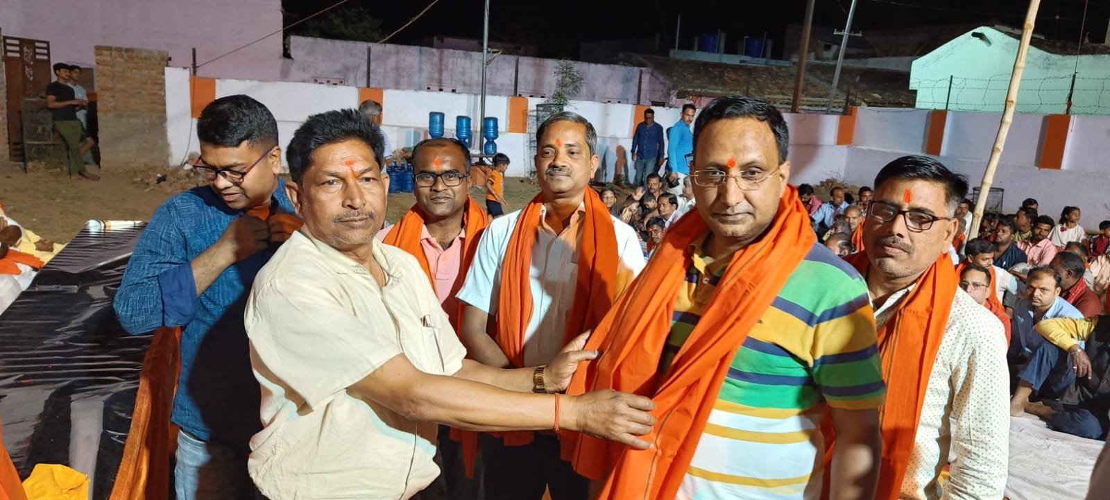 जेबीएस ने बजरंगियों का किया सम्मान,वृहद भण्डारे के साथ बजरंगी ध्वज का किया विसर्जन
