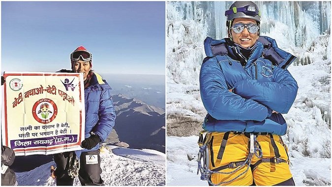 याशी जैन ने रचा इतिहास, माउंट एवरेस्ट पर फहराया तिरंगा