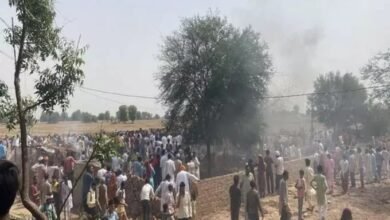 वायु सेना का मिग-21 लड़ाकू विमान दुर्घटनाग्रस्त.तीन महिलाओं की मौत