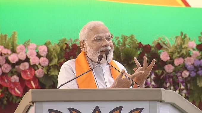 विपक्षी दलों की एकजुटता पर मोदी का जबर्दस्त प्रहार