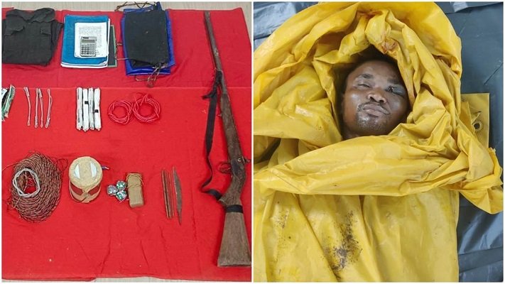 मुठभेड़ में 2 लाख का इनामी नक्सली ढेर