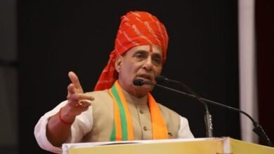 कांग्रेस में था भ्रष्टाचार, इसके कई नेता गये जेल, भाजपा का दामन साफ: राजनाथ