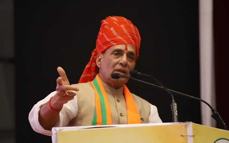 कांग्रेस में था भ्रष्टाचार, इसके कई नेता गये जेल, भाजपा का दामन साफ: राजनाथ