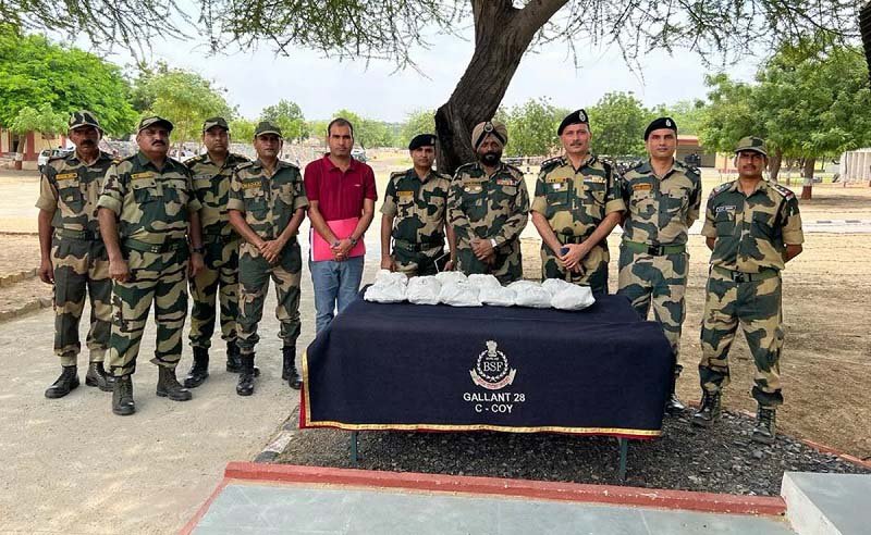 पाकिस्तान से पहुंची 50 करोड़ से ज्याद की हेरोइन बरामद