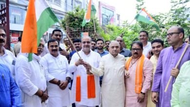विभाजन विभीषिका स्मृति दिवस पर लगायी गयी प्रदर्शनी का भाजपा प्रदेश अध्यक्ष ने किया अवलोकन
