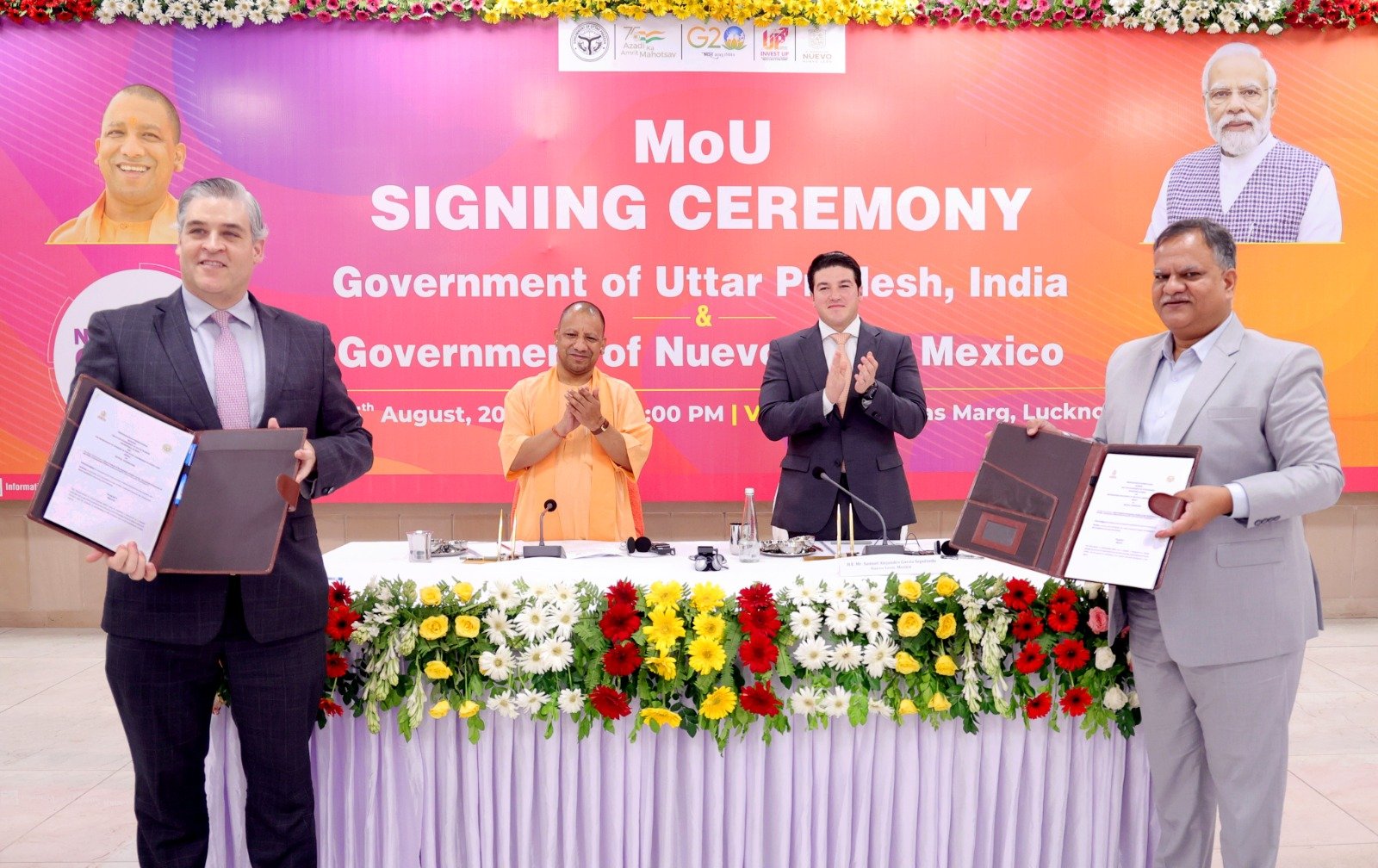 यूपी और नुईवो लियोन के बीच मैत्री, विश्वास और सौहार्द से कायम होंगे मजबूत औद्योगिक रिश्ते : योगी आदित्यनाथ