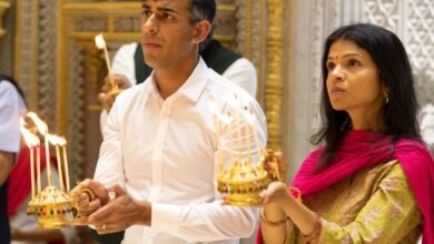 ऋषि सुनक ने अक्षरधाम मंदिर में पूजा अर्चना की