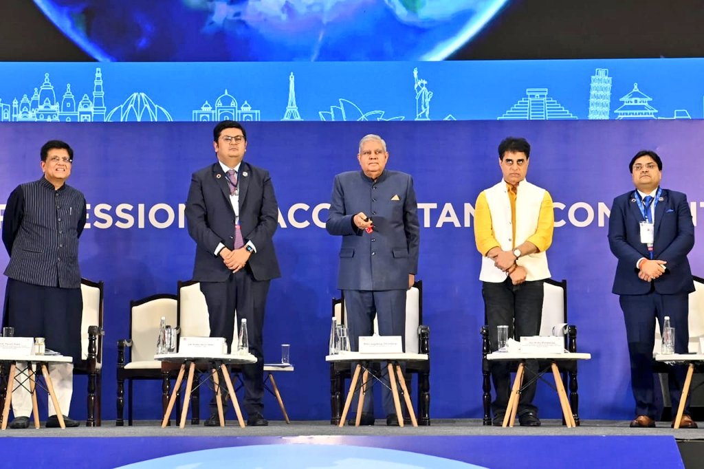 आर्थिक राष्ट्रवाद को बढ़ावा दे सीए समुदाय:धनखड़