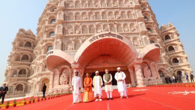 बोले- सद्गुरु सदाफलदेव महाराज की पुण्य स्मृतियों को समर्पित है स्वर्वेद महामंदिर