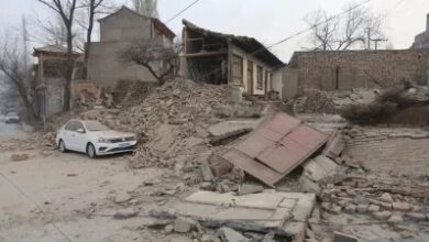 चीन में भूकंप से भारी तबाही, 116 लोगों की मौत