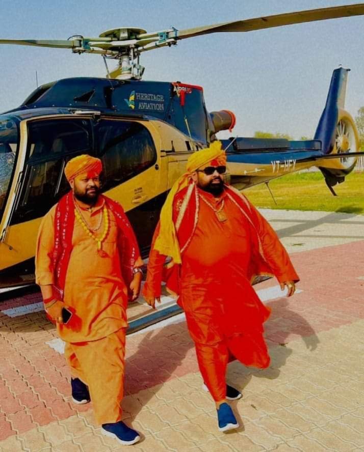 श्रीराम लल्ला की भक्तिरस में डूबे महंत बृजमोहन दास ने गाया दबदबा हमेशा बना रहे .!