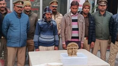 राजस्थान से चोरी हुई भगवान विष्णु की मूर्ति बरामद, करोड़ों में है कीमत