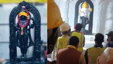 प्राण प्रतिष्ठा से पूर्व रामलला विग्रह की पूजन प्रक्रिया शुरु