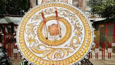 रामोत्सव 2024 :रामनगरी पहुंचा 500 किलो का विशाल नगाड़ा