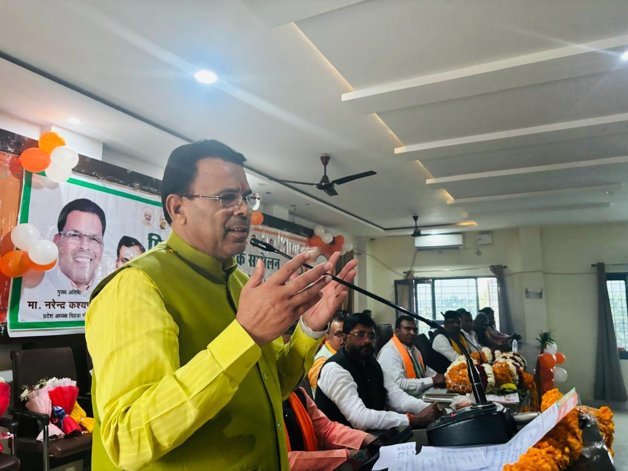 पिछड़ा मोर्चा ने ठाना है, प्रदेश की सभी 80 सीटों पर भाजपा को जिताना है :नरेंद्र कश्यप