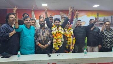 गंगेश्वरलाल श्रीवास्तव (संजू) अलाईड मजदूर यूनियन के जनरल सेक्रेटरी पद पर ५वी बार निर्विरोध चुने गए