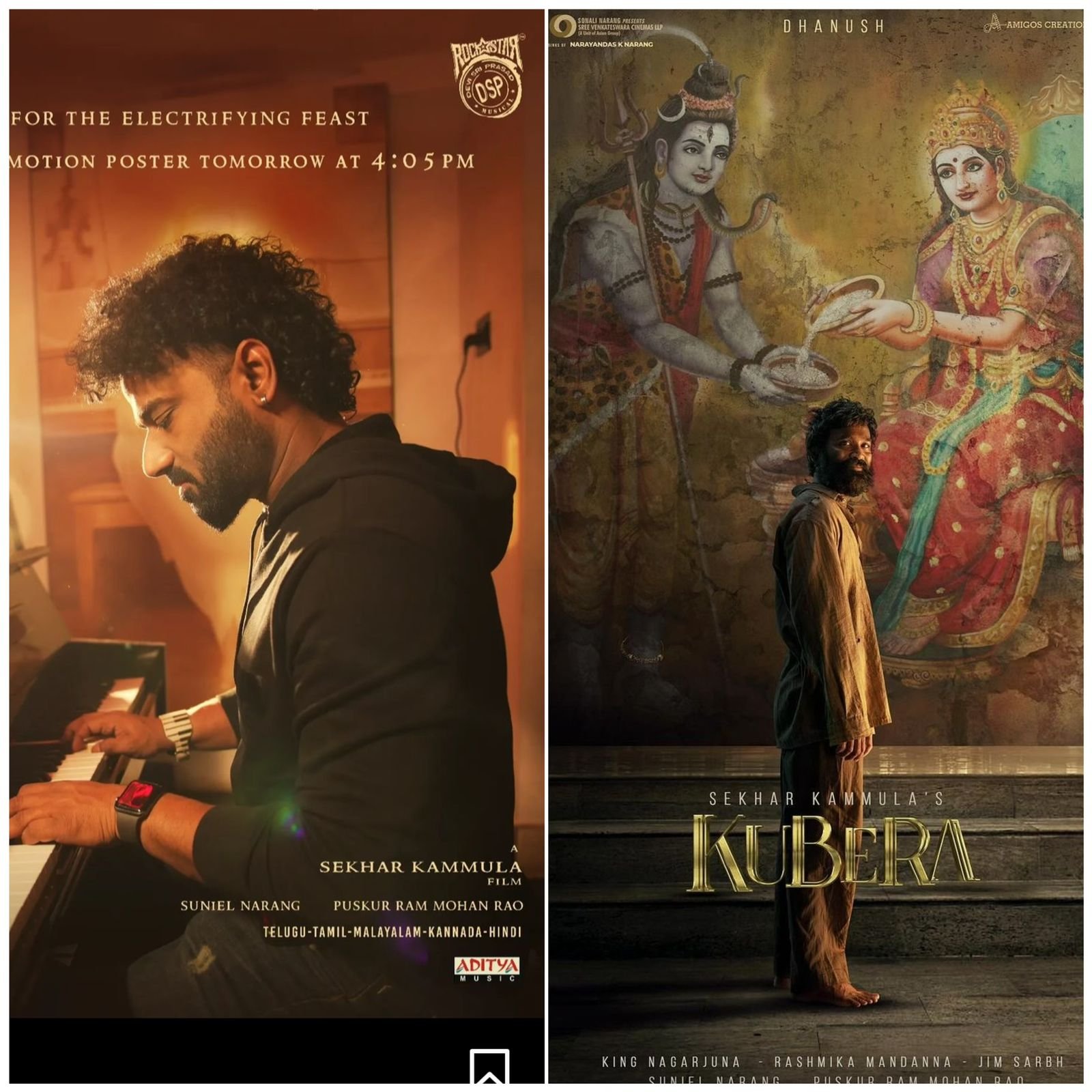 कुबेरा: शेखर कम्मुला और धनुष की फिल्म का फर्स्ट लुक आउट, रॉकस्टार डीएसपी म्यूजिक तैयार करेंगे 