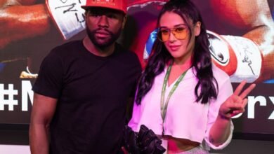 कृष्णा श्रॉफ ने अनडिफिटेड बॉक्सिंग चैंपियन फ़्लॉइड मेवेदर जूनियर से मुलाकात की