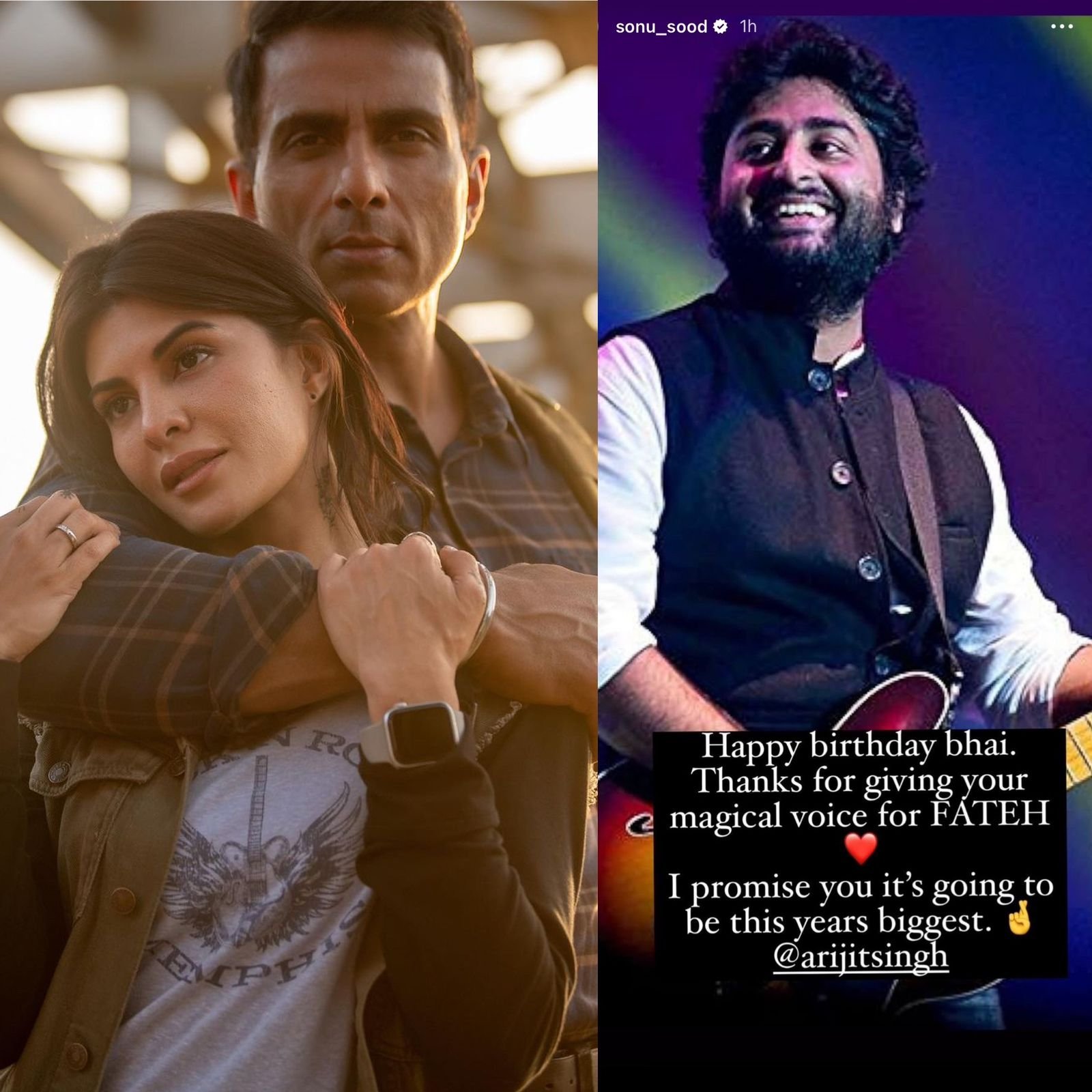 सोनू सूद का कहना अरिजीत सिंह ने 'फतेह' के लिए अपनी 'मैजिकल वॉइस' दी है, 'यह इस साल की सबसे बड़ी फ़िल्म होगी'!