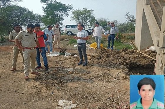 बोर का स्टार्टर बटन दाबते ही हुआ विस्फोट, युवक की मौत