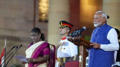 नरेंद्र मोदी ने तीसरी बार ली प्रधानमंत्री पद की शपथ