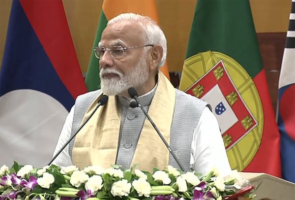 मोदी ने कहा इतिहास को पुनर्जीवित करके बेहतर भविष्य की नींव रखना जानते हैं