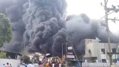 विदिशा में एक केमिकल फैक्ट्री में लगी आग, पाया गया काबू