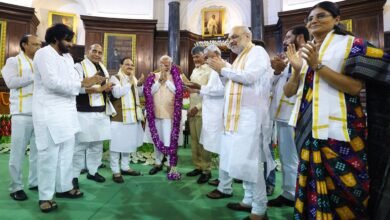 राजग ने राष्ट्रपति मुर्मु से मिलकर केन्द्र में सरकार बनाने का दावा पेश किया