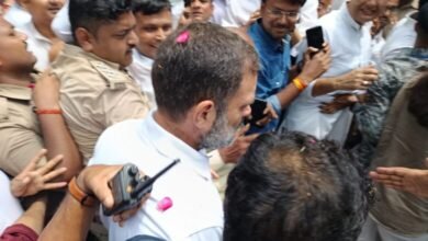 सुलतानपुर की अदालत में पेश हुये राहुल गांधी