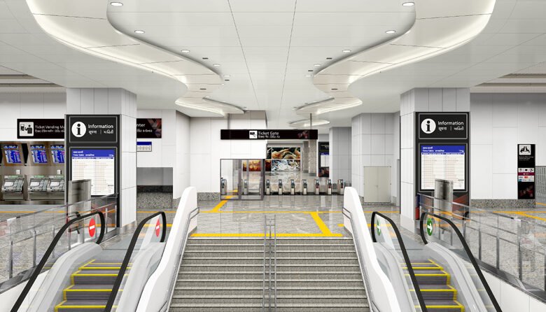 बुलेट ट्रेन के स्टेशनों पर सुपरस्ट्रक्चर का निर्माण कार्य अंतिम चरण में