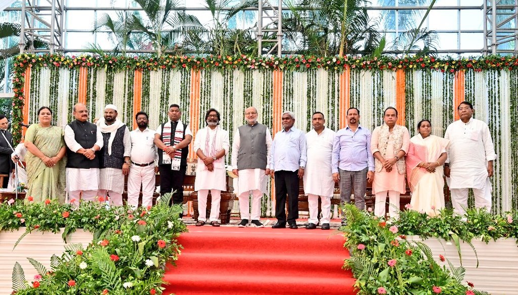 झारखंड में हेमंत मंत्रिमंडल का विस्तार, 11 नये मंत्री बने