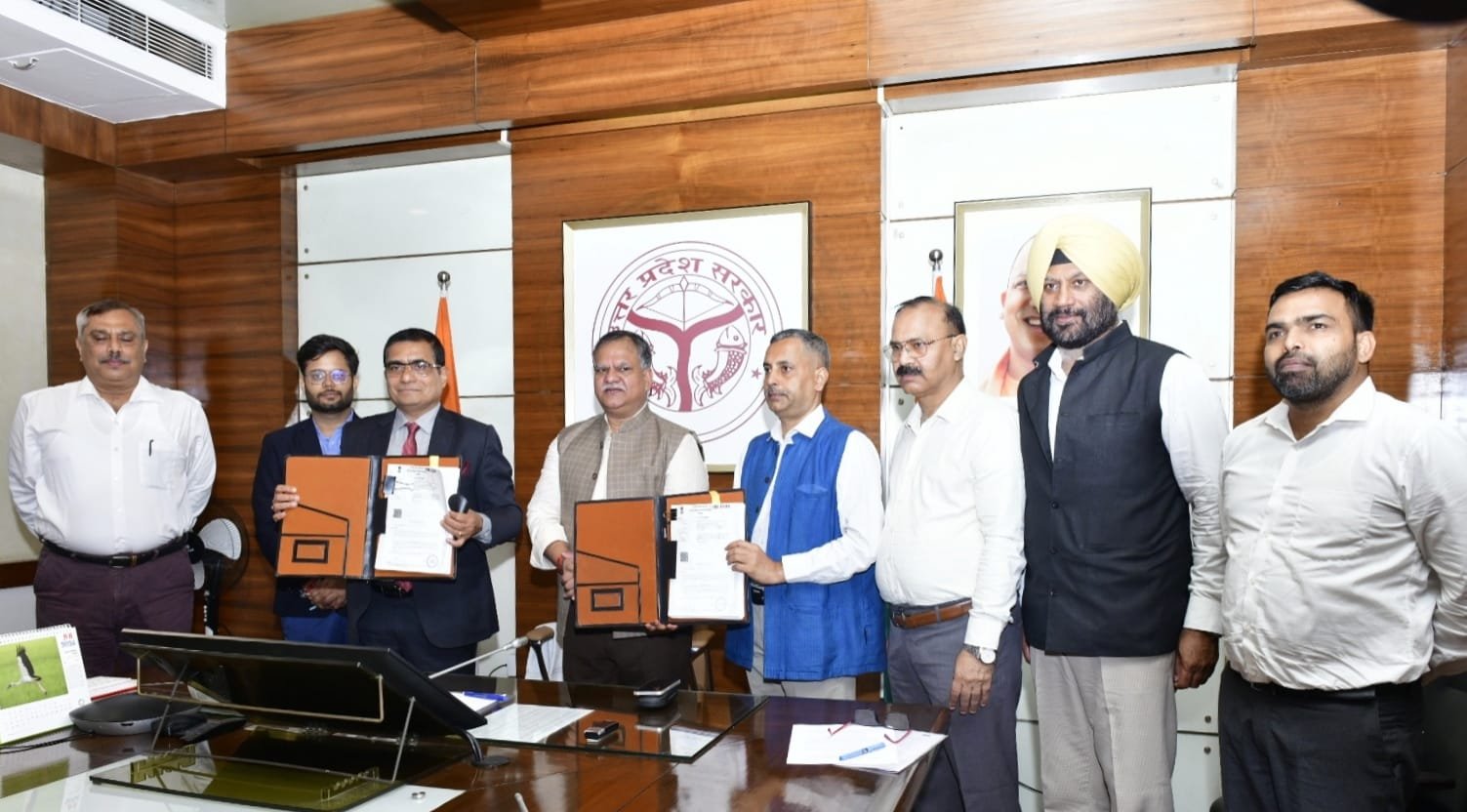 मुख्य सचिव की मौजूदगी में यूपीडा और मिधानि समूह के बीच एमओयू पर हस्ताक्षर