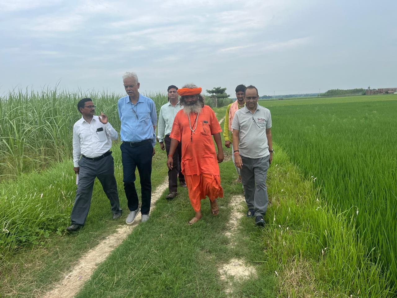 इरी ने महायोगी गोरखनाथ केवीके चौक माफी पीपीगंज और गोरखनाथ मंदिर के फार्म चौक बाजार महराजगंज के साथ शुरू की परियोजना