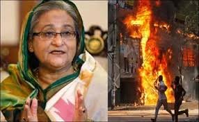 बंगलादेश में तख्ता पलट, हसीना ने छोड़ा देश