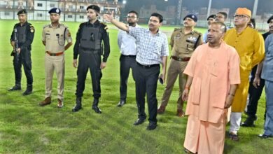 सीएम ने डॉ. सम्पूर्णानन्द स्पोर्ट्स स्टेडियम का किया निरीक्षण