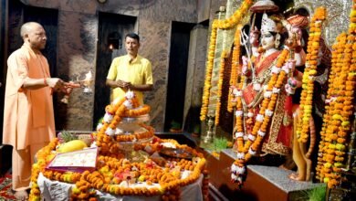 मुख्यमंत्री ने 'शक्ति के पर्व' पर की मां की आराधना