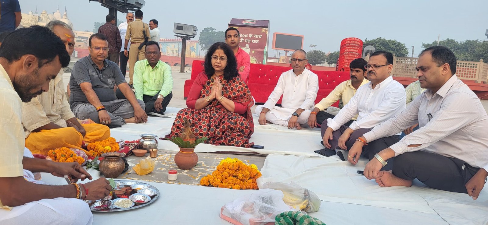 डाॅ0 राममनोहर लोहिया अवध विश्वविद्यालय की कुलपति बनीं मुख्य यजमान