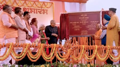 वाराणसी में उप राष्ट्रपति जगदीप धनखड़ ने किया 'नमो घाट' का उद्घाटन