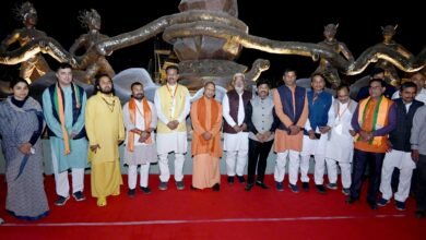 नैनी के अरैल में 14 करोड़ रुपए की लागत से 11 एकड़ क्षेत्र में बन रहा है शिवालय पार्क