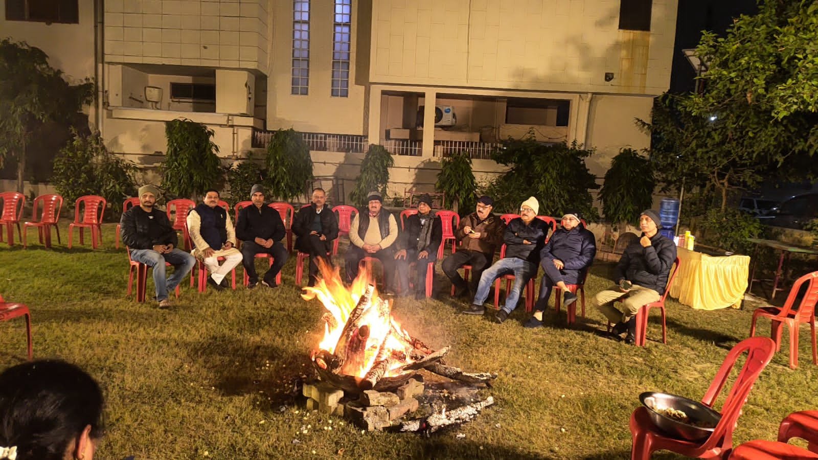 पार्वती पुरी कॉलोनी में मनाया गया लोहड़ी का पर्व